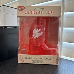 Disco Cowboy Cocktail Boot Mug Holds 16 FL OZ - 475 ML